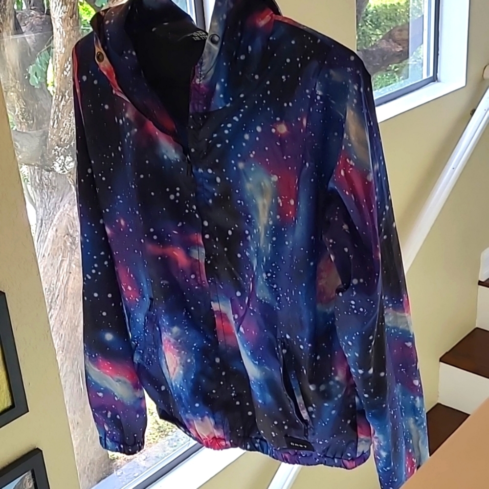 #Cast Caco Street Galaxy Print windbreaker